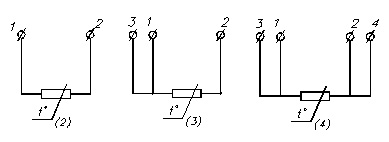 Схемы соединений проводников 