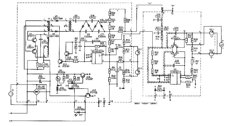 Схема электрическая принципиальная ЭС0202/2-Г