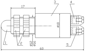 Схема арматуры светодиодной АСКМ-С-12-50мА-4К