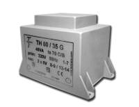 Фото Малогабаритный трансформатор для печатных плат ТН 60/35 G