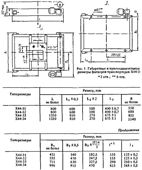 Схема и характеристики Фильтра Х 44-3Х